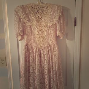 Vintage Jessica McClintock tea-length dress